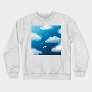 Beautiful Blue Night Sky Crewneck Sweatshirt